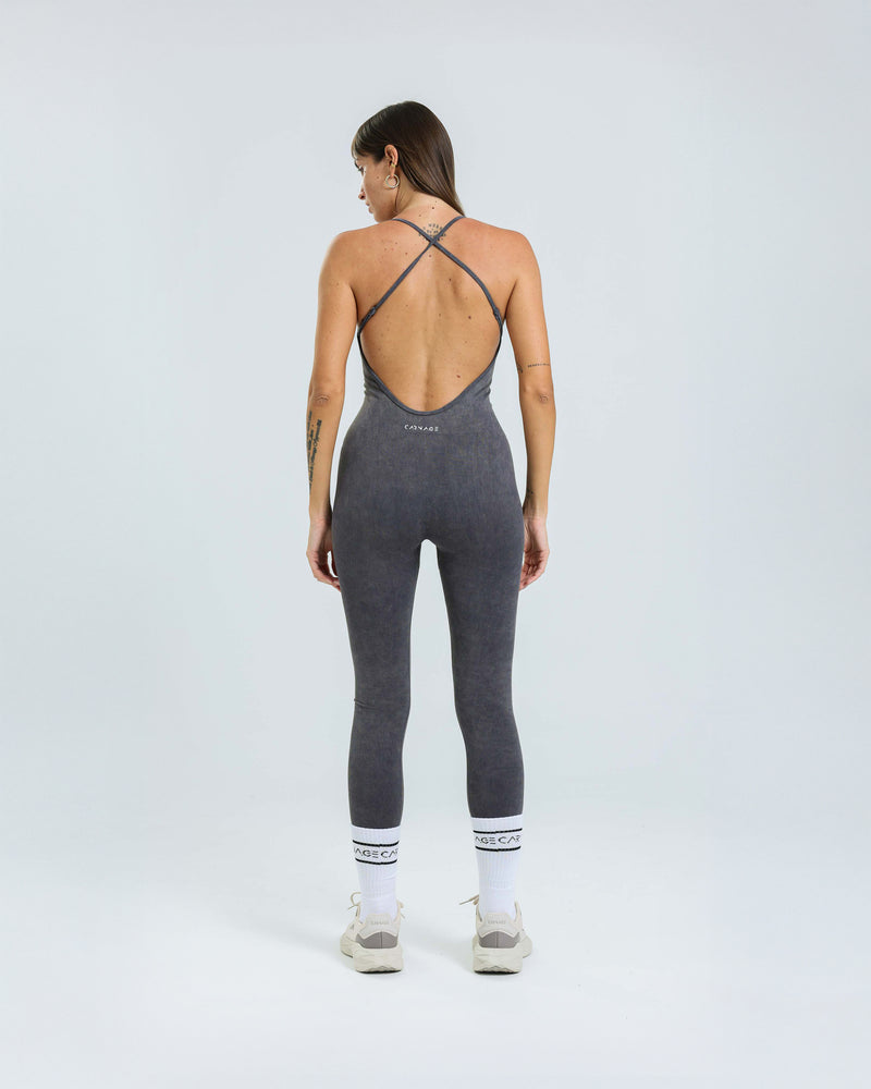 Obsidian Full Length Romper