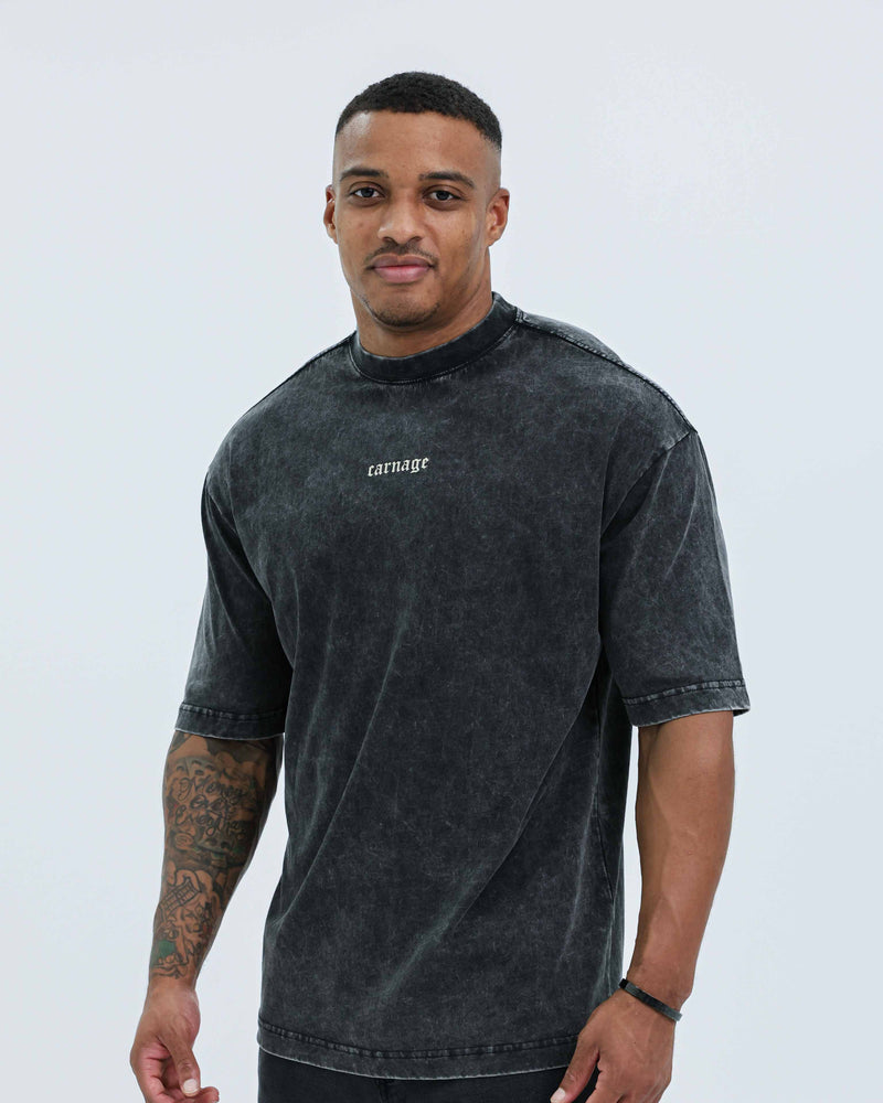 Power Script Washed Tee (Unisex)