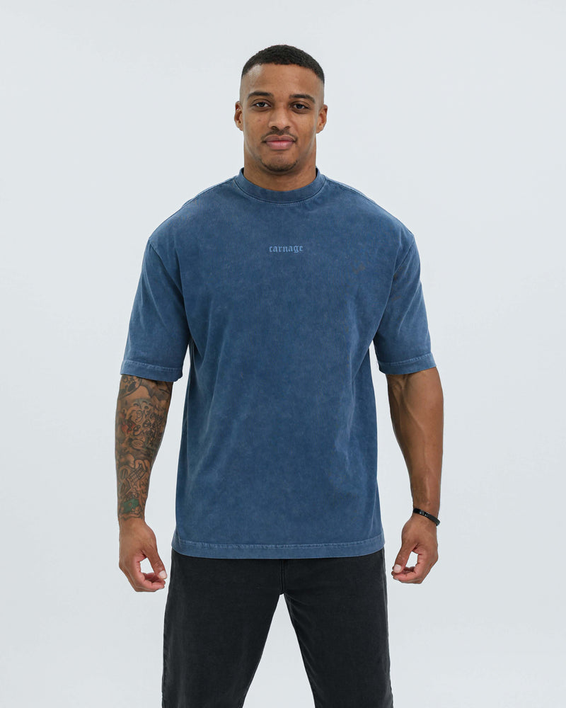 Power Script Washed Tee (Unisex)