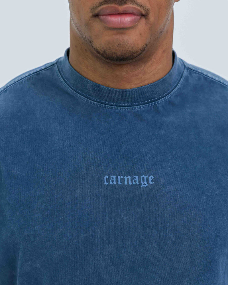 Power Script Washed Tee (Unisex)