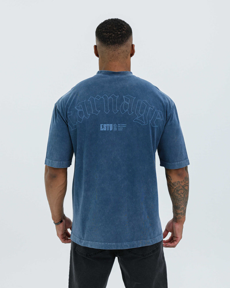 Power Script Washed Tee (Unisex)