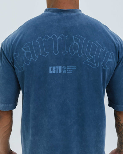 Power Script Washed Tee (Unisex)