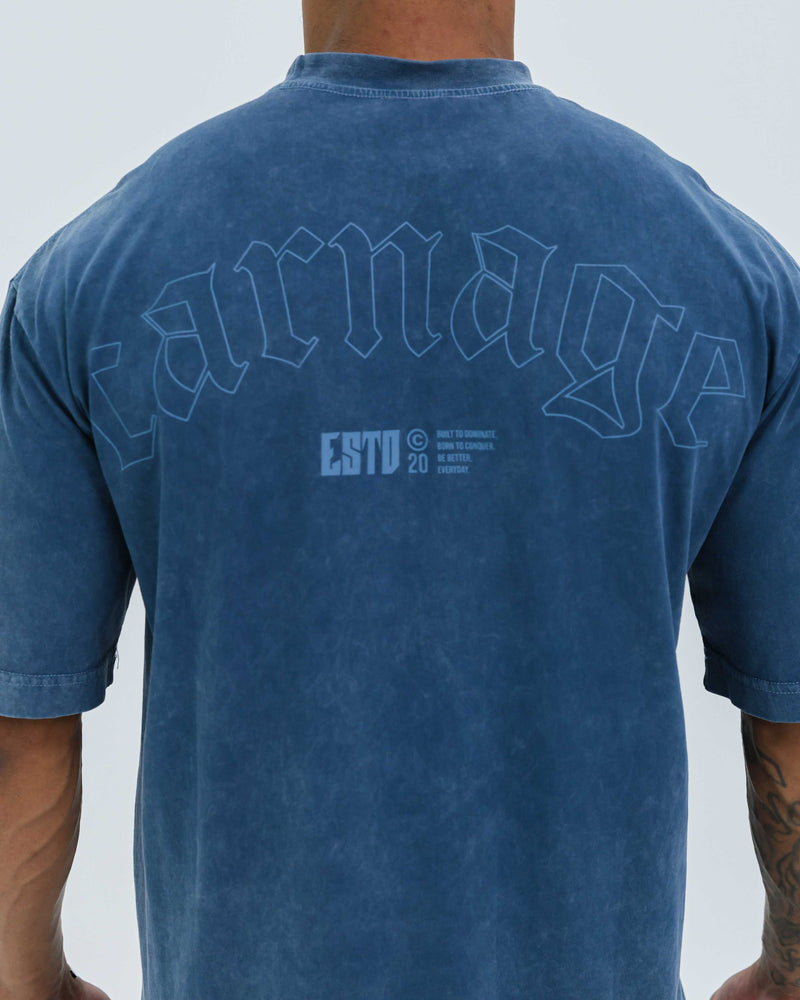 Power Script Washed Tee (Unisex)