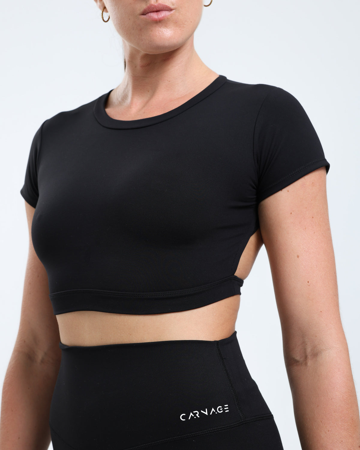 Classic Open back Crop S/S