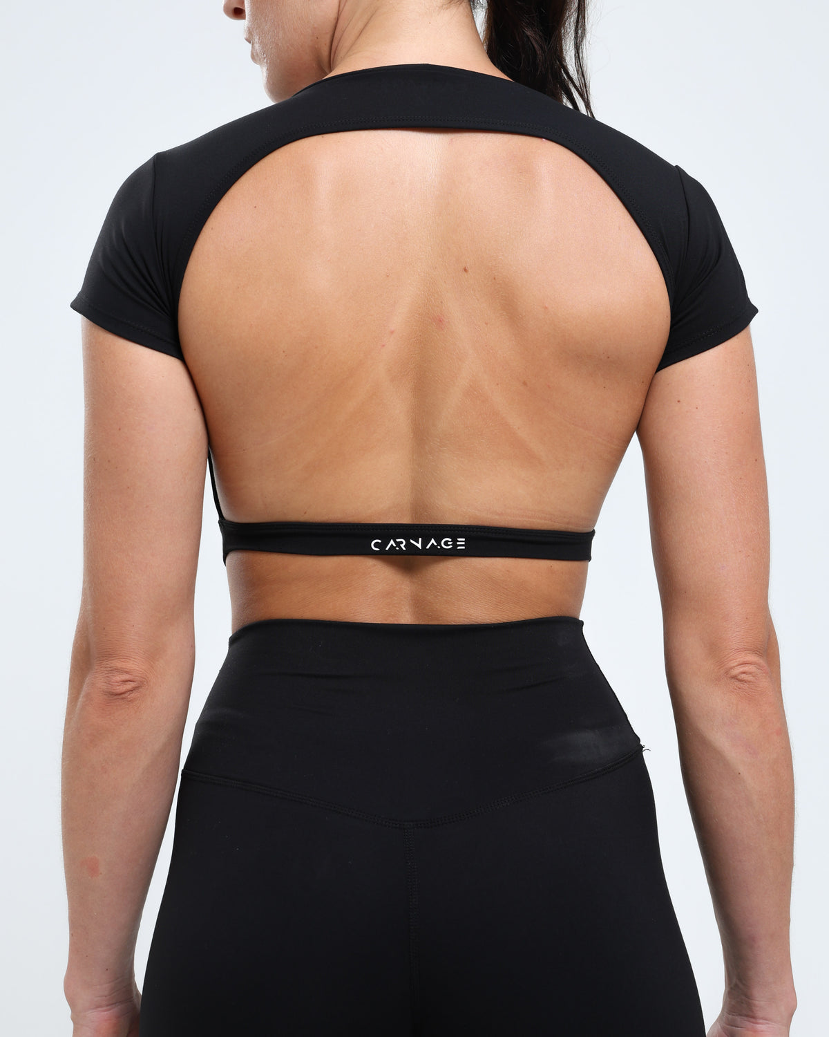 Classic Open back Crop S/S