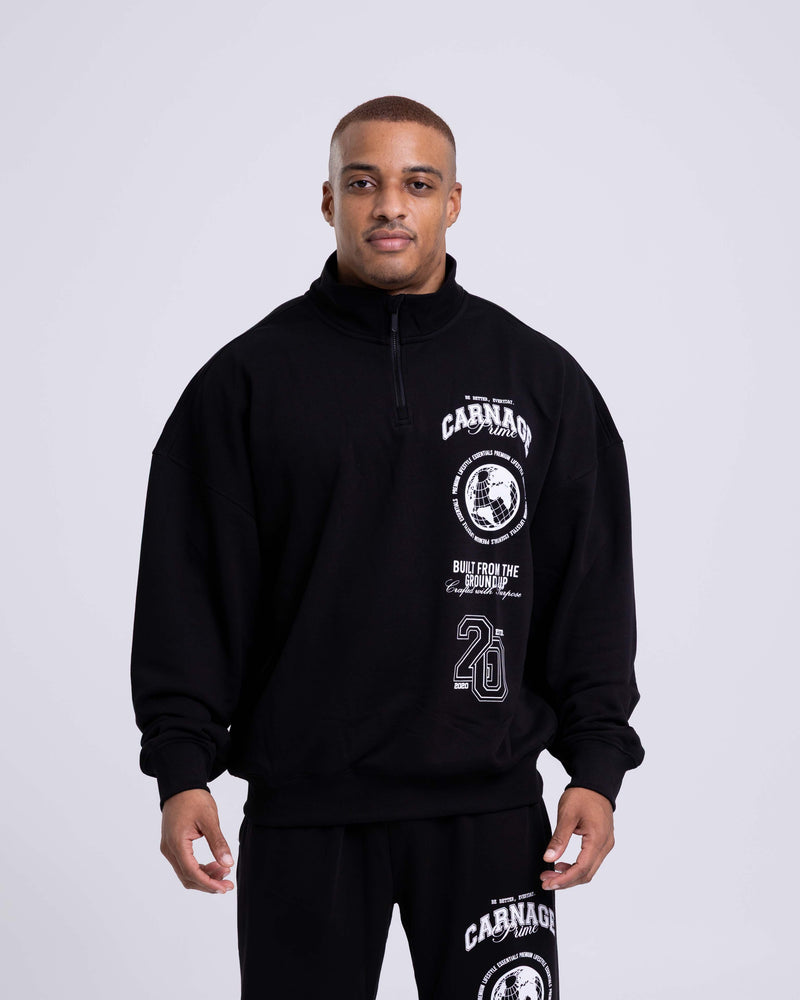 Globe Stride 2.0 1/4 Zip Up Sweatshirt