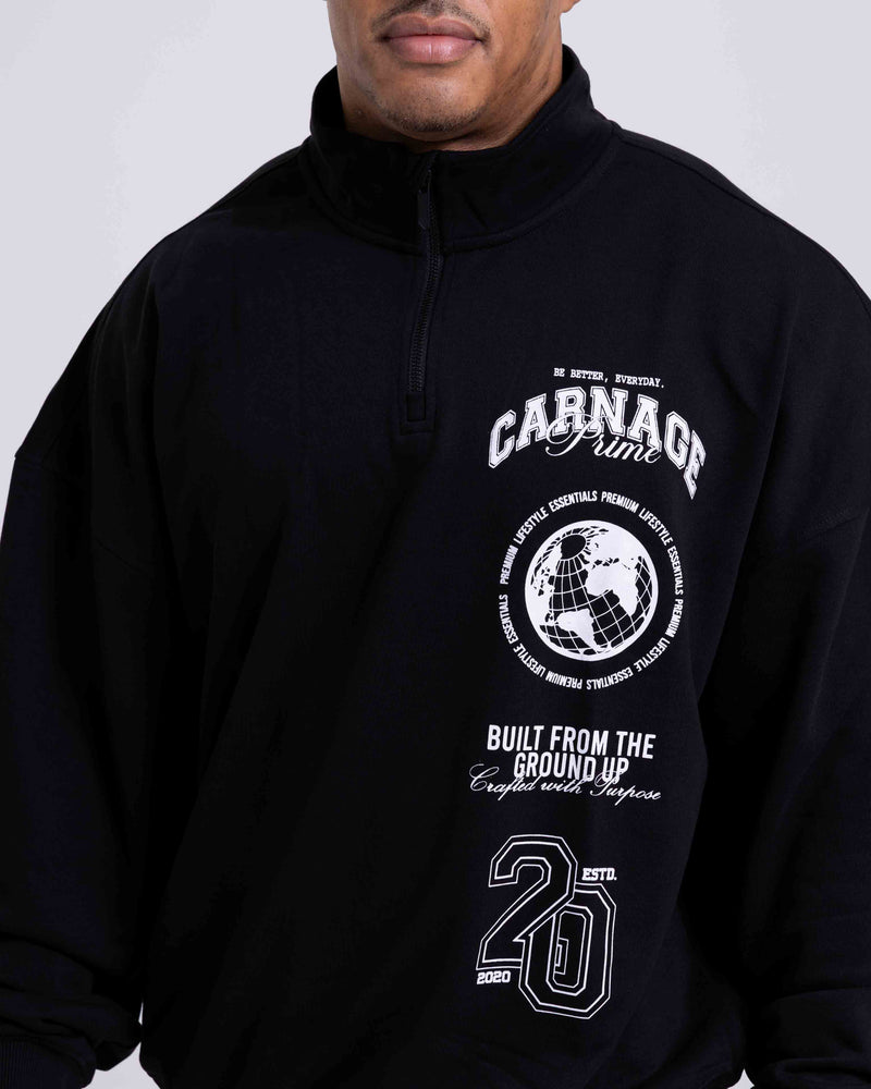 Globe Stride 2.0 1/4 Zip Up Sweatshirt