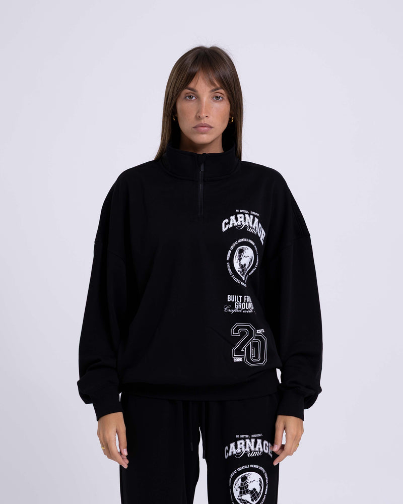 Globe Stride 2.0 1/4 Zip Up Sweatshirt