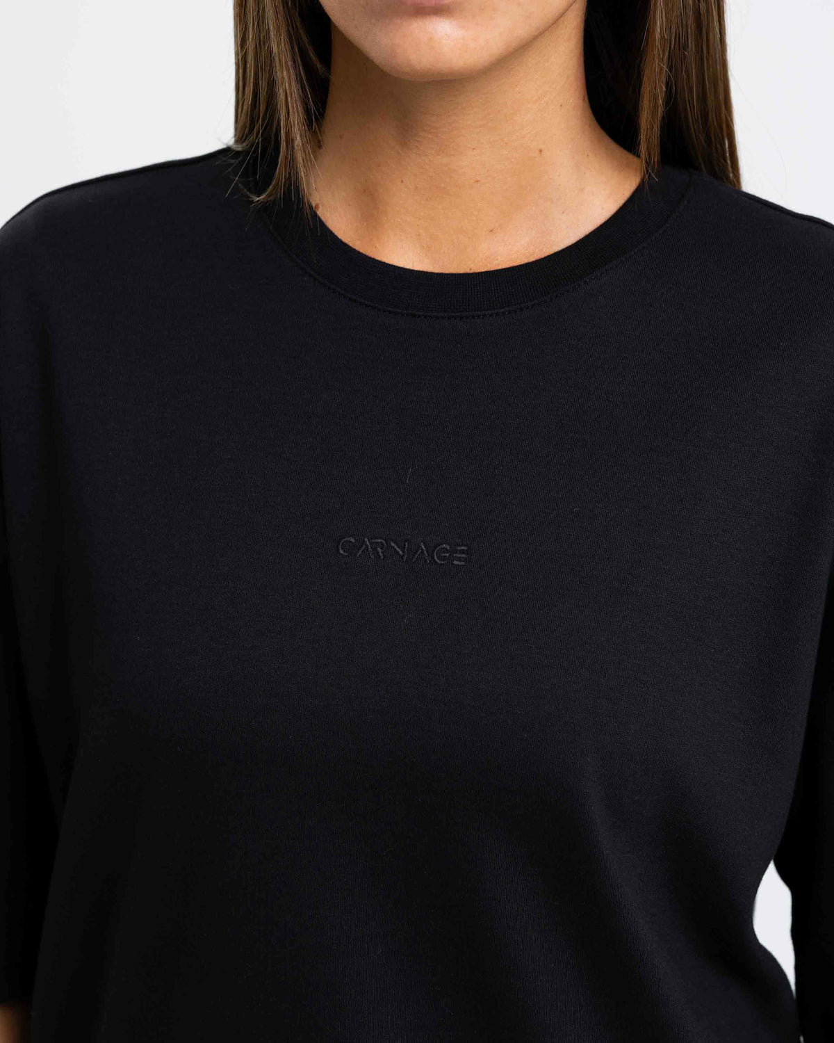 Desire Oversize Tee - Jet Black