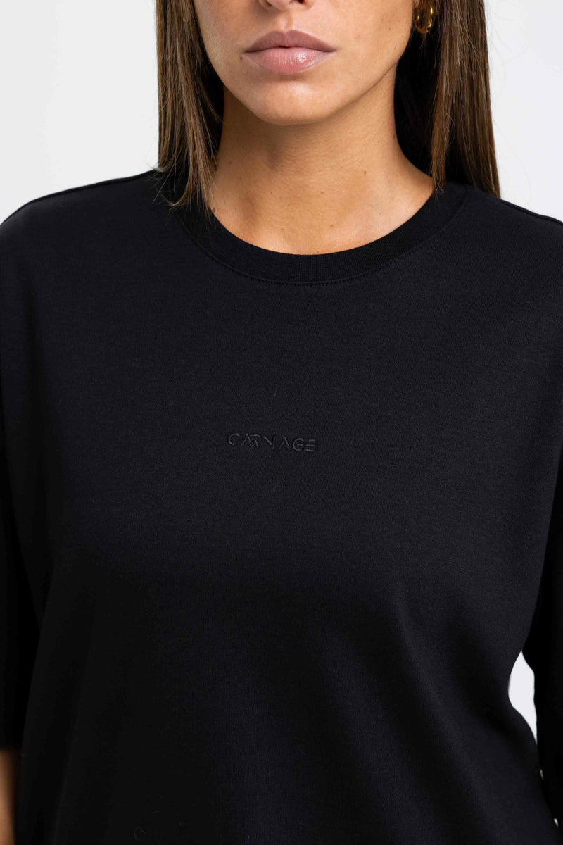 Desire Oversize Tee - Jet Black