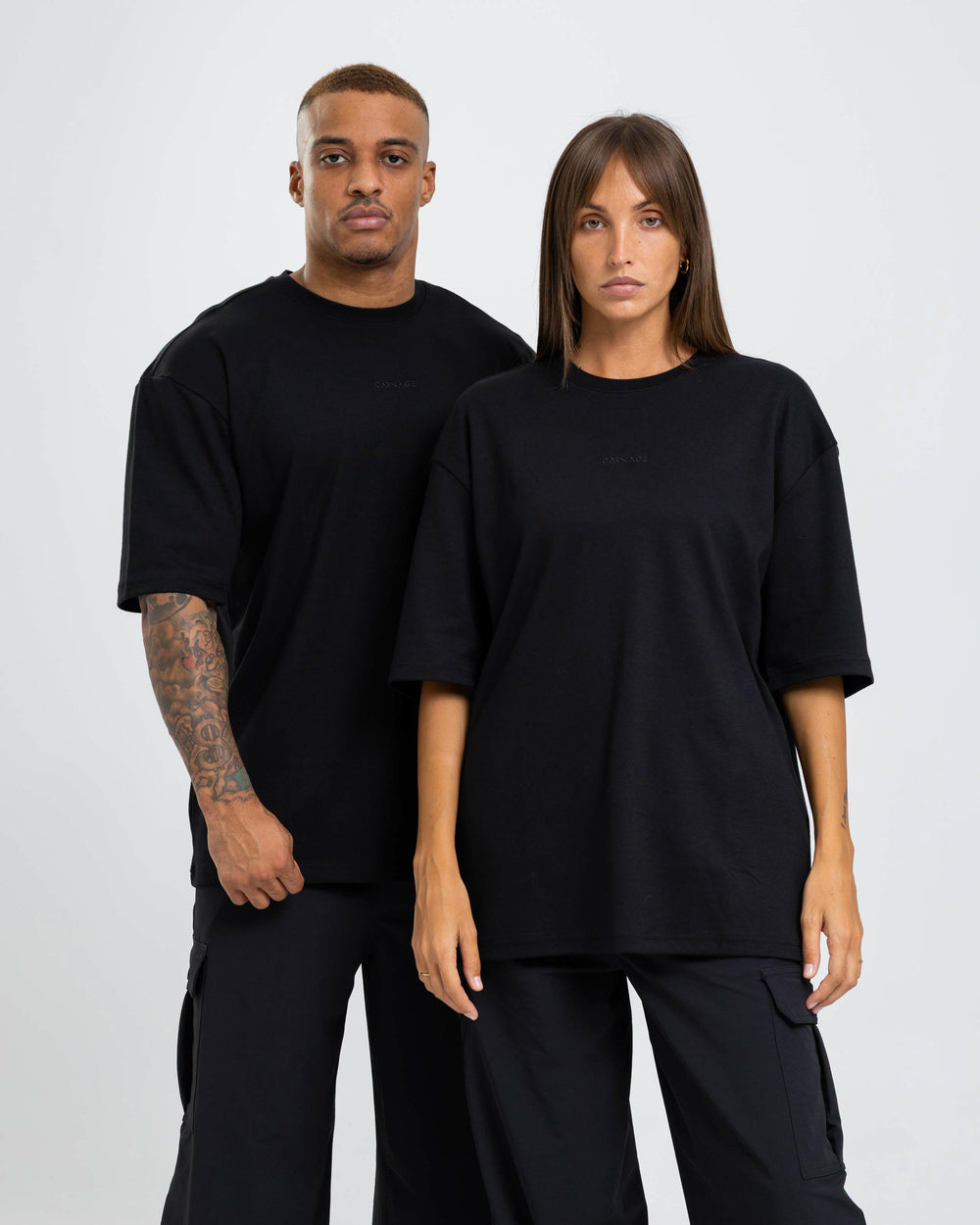 Desire Oversize Tee - Jet Black
