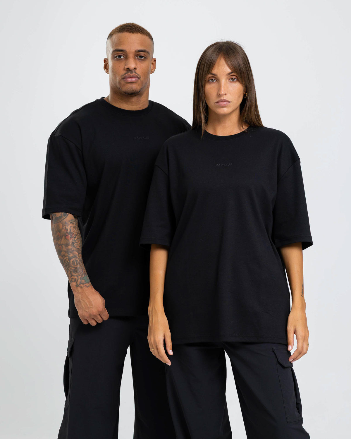 Desire Oversize Tee - Jet Black