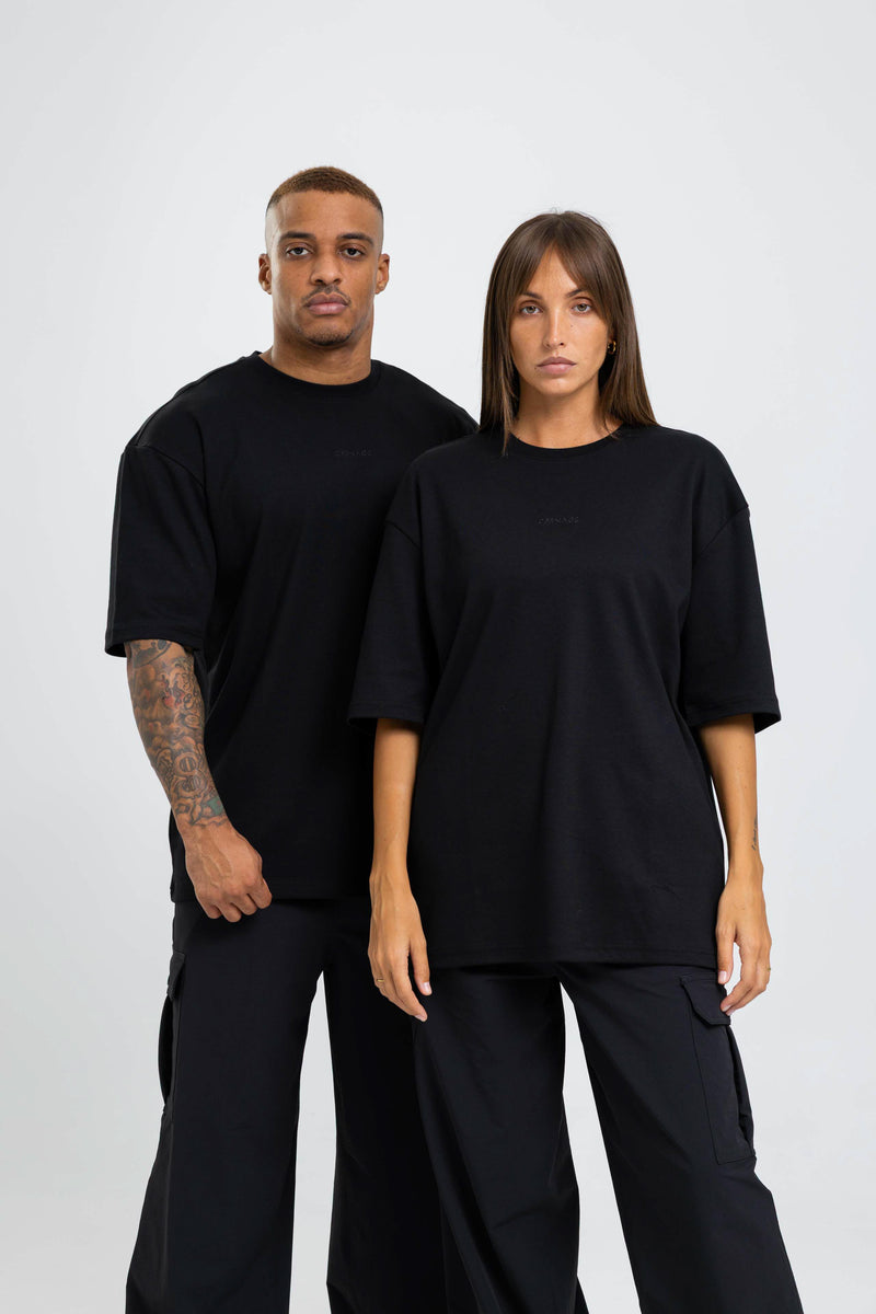 Desire Oversize Tee - Jet Black