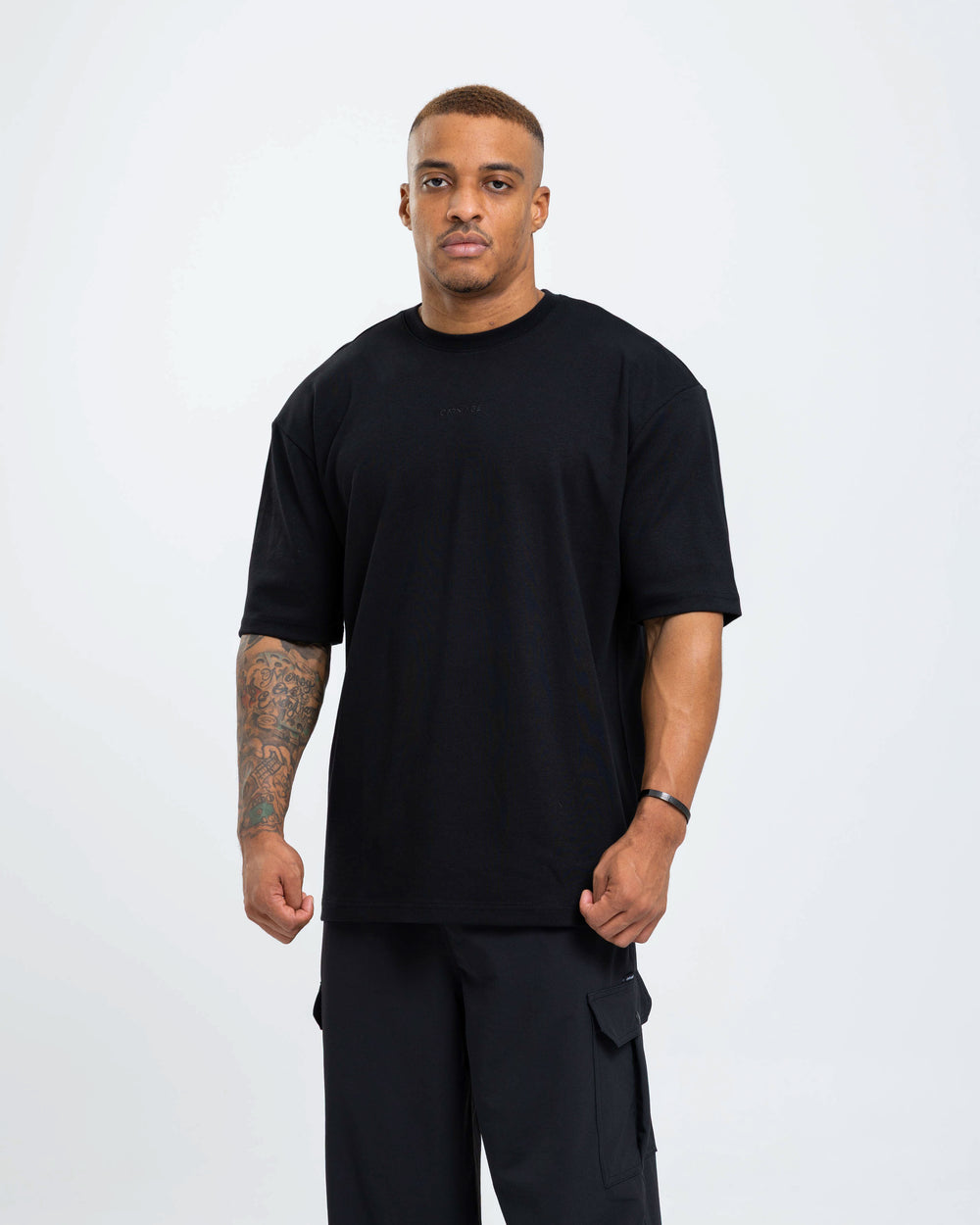 Desire Oversize Tee - Jet Black