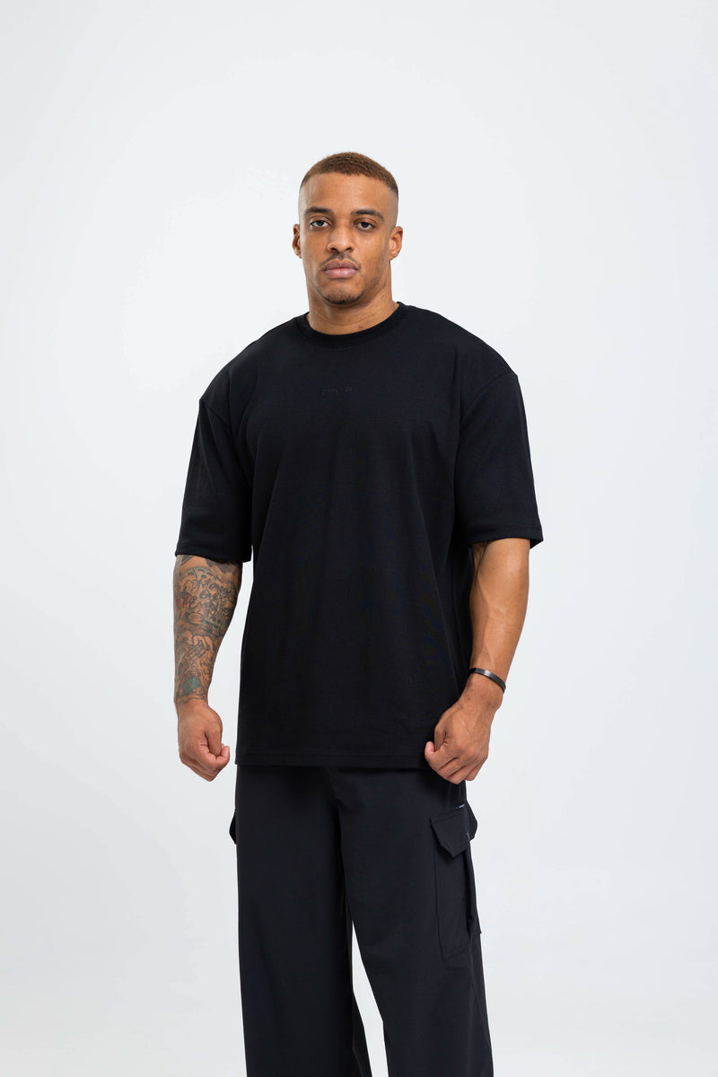 Desire Oversize Tee - Jet Black