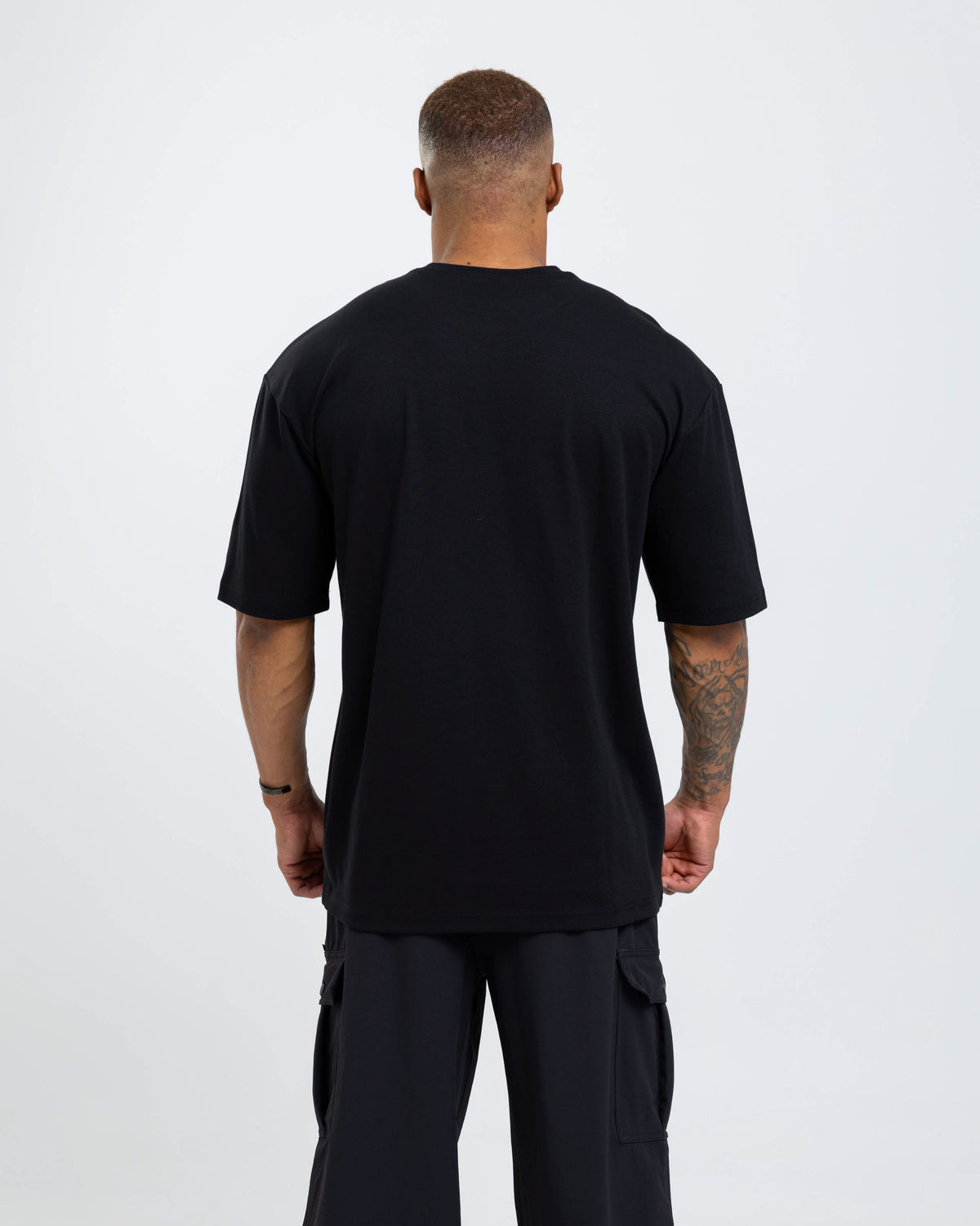 Desire Oversize Tee - Jet Black