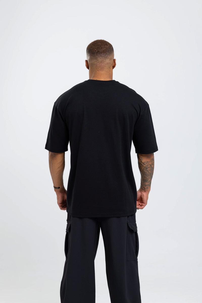 Desire Oversize Tee - Jet Black