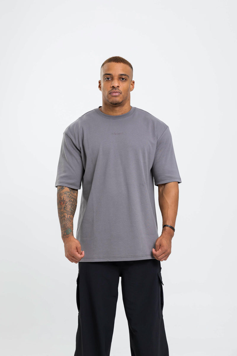 Desire Oversize Tee - Charcoal Grey
