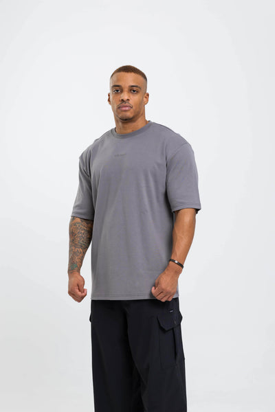 Desire Oversize Tee - Charcoal Grey
