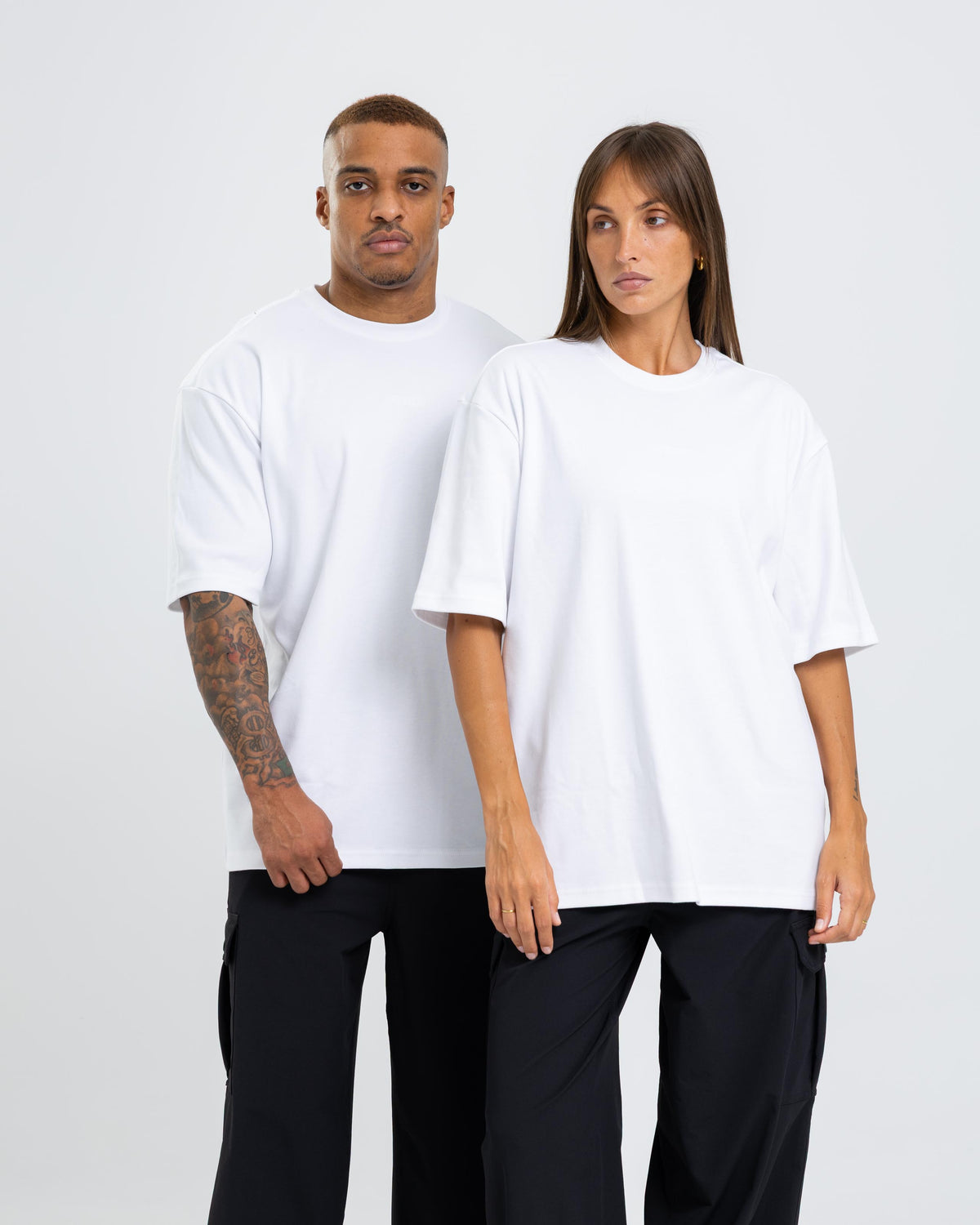 Desire Oversize Tee - Sheer White