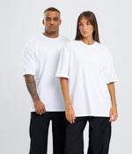 Desire Oversize Tee - Sheer White