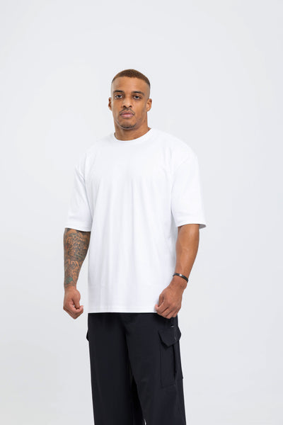Desire Oversize Tee - Sheer White