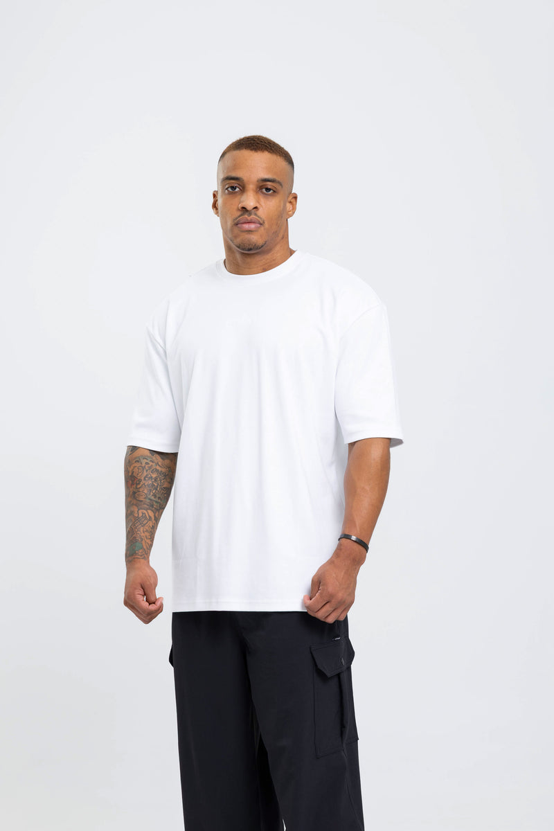 Desire Oversize Tee - Sheer White