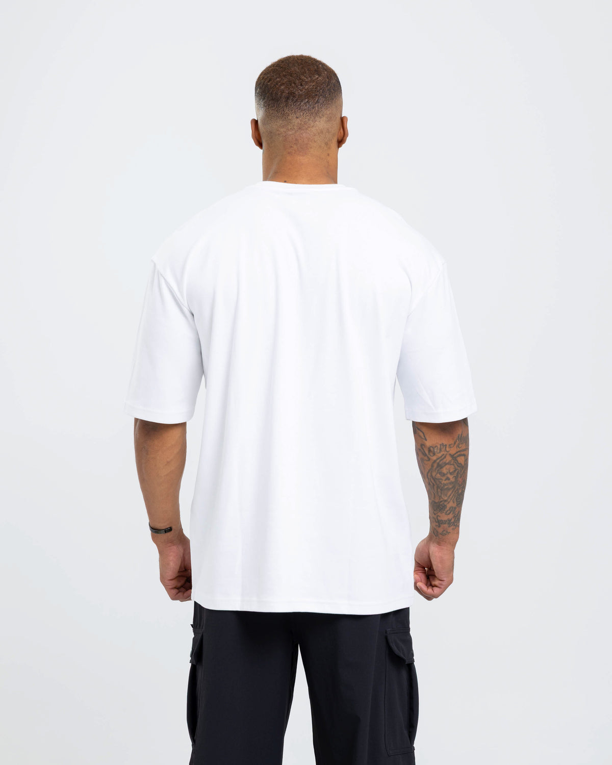 Desire Oversize Tee - Sheer White