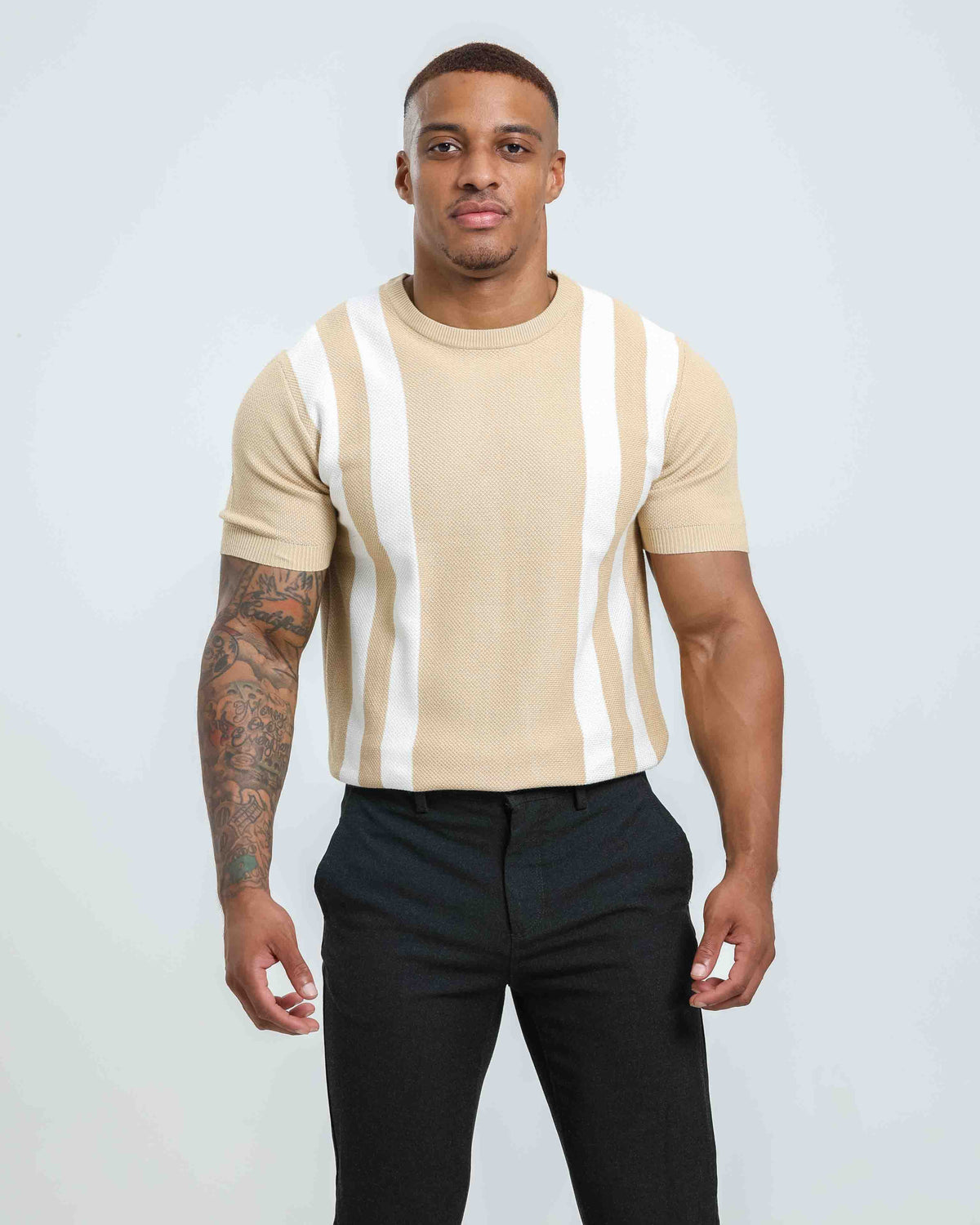 Urban Stripe Knit Tee