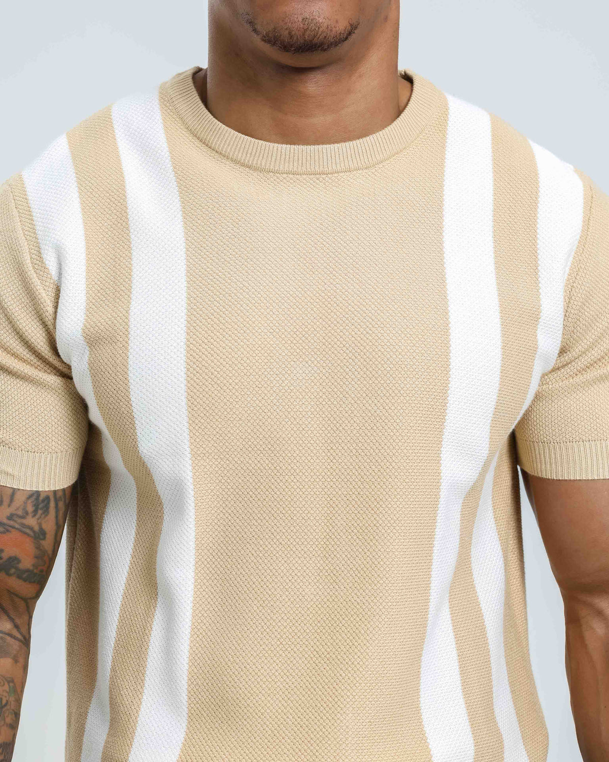 Urban Stripe Knit Tee