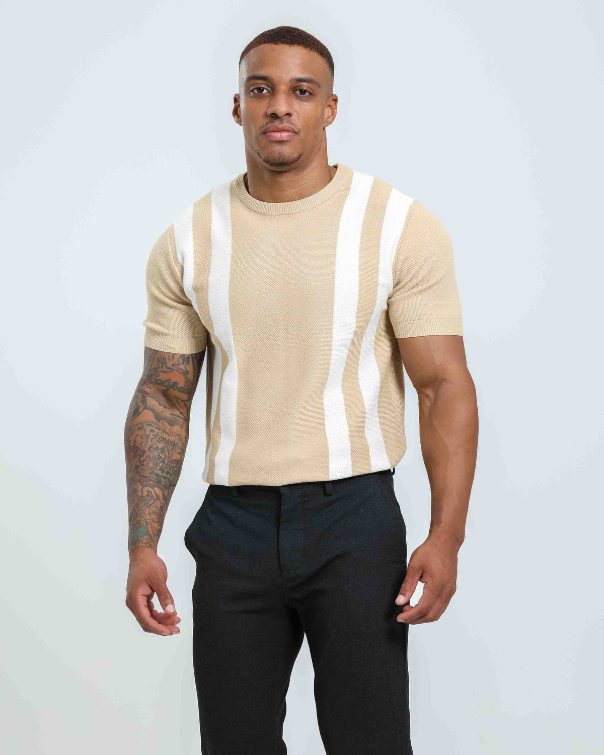 Urban Stripe Knit Tee