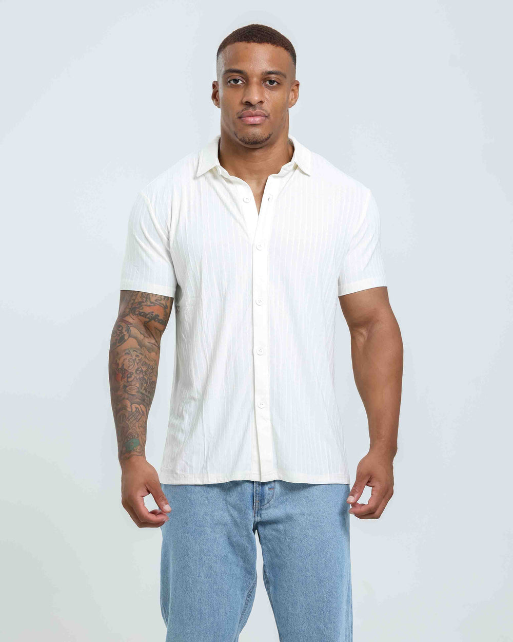 Linear Luxe Polo shirt