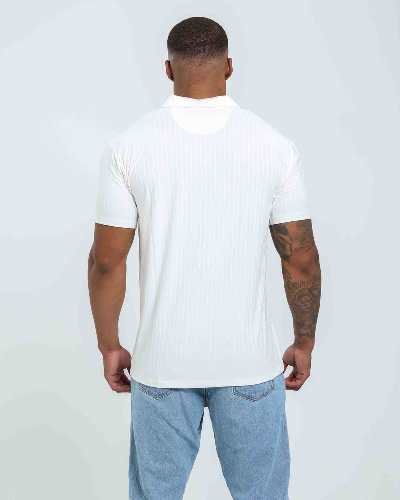 Linear Luxe Polo shirt