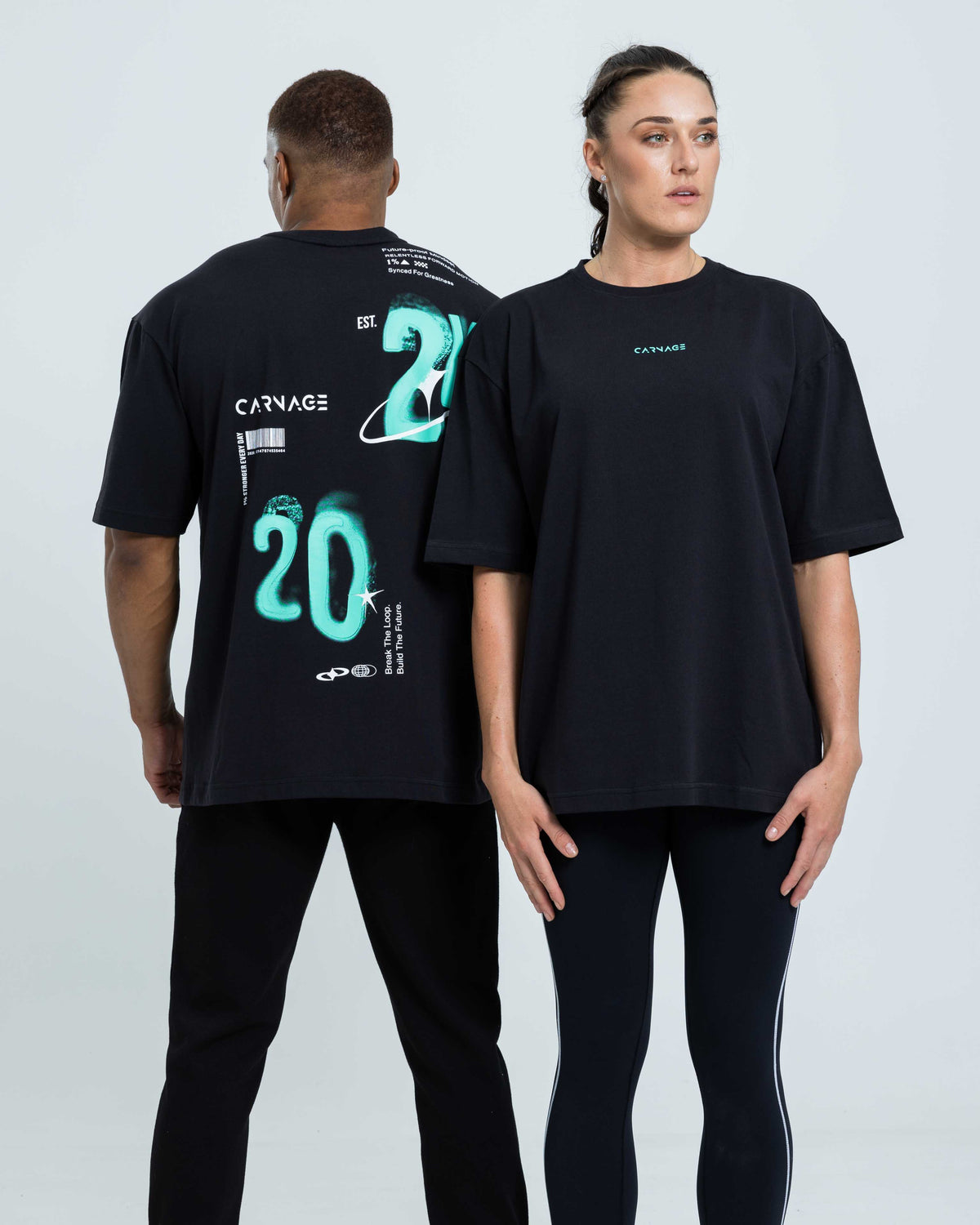Techno Revival Oversize Tee - Unisex