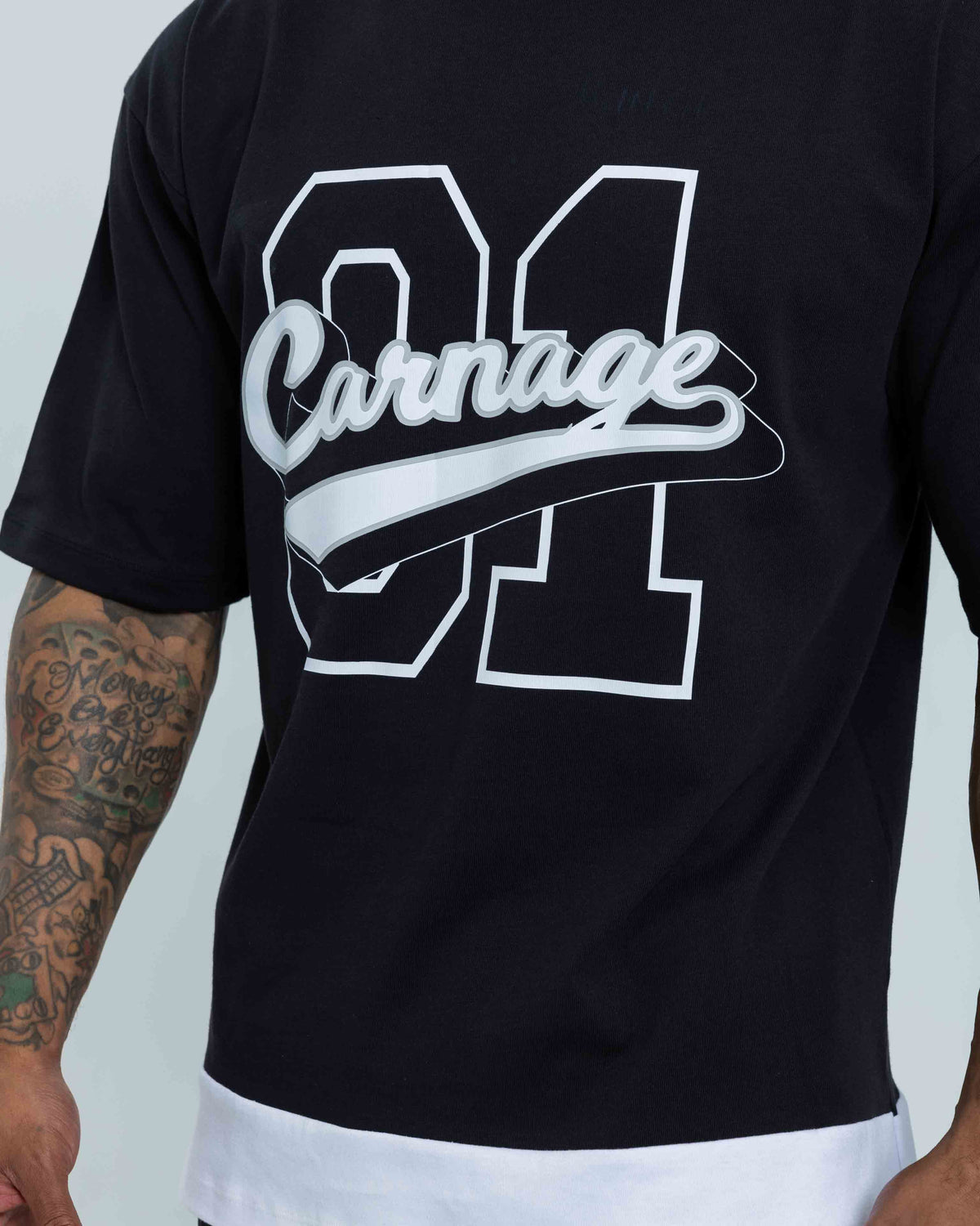 Retro Varsity Oversize Tee - Unisex