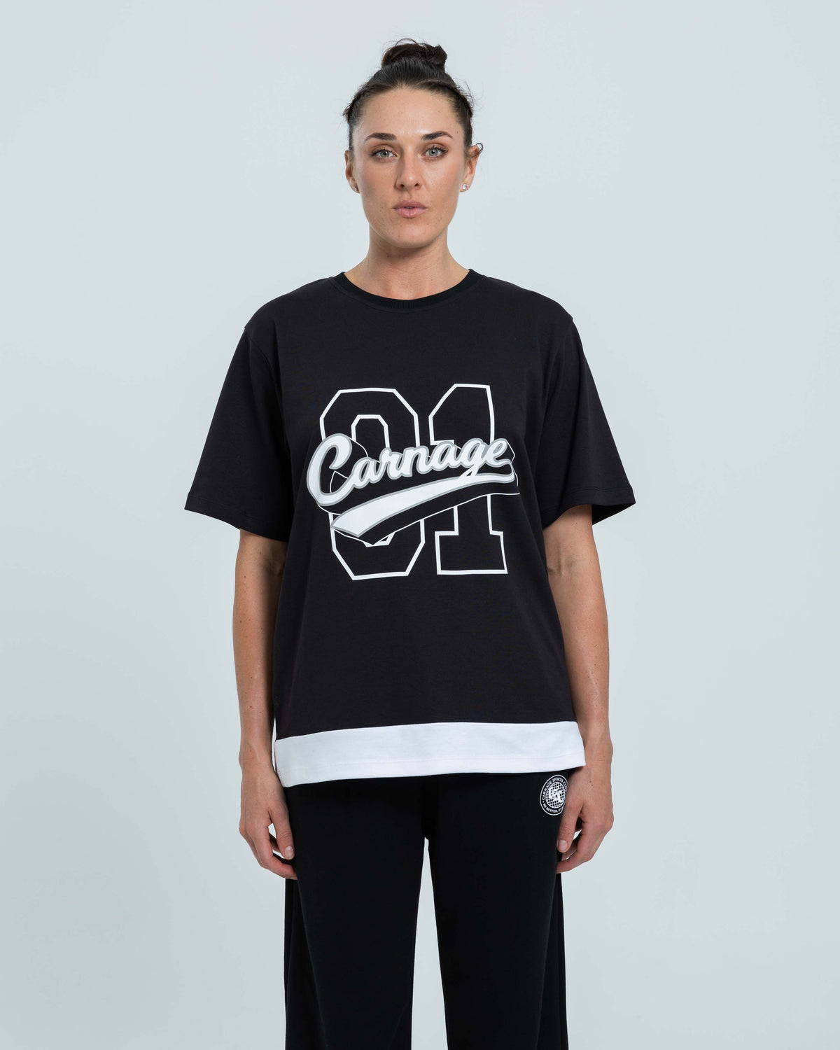 Retro Varsity Oversize Tee - Unisex