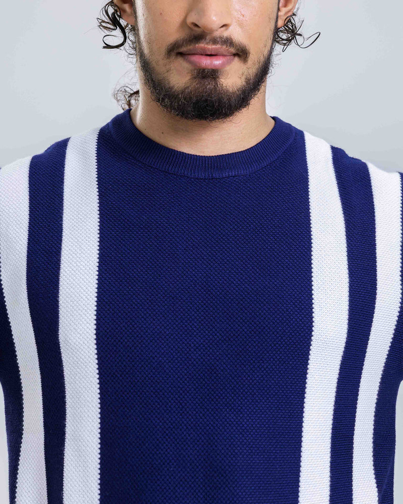 Urban Stripe Knit Tee