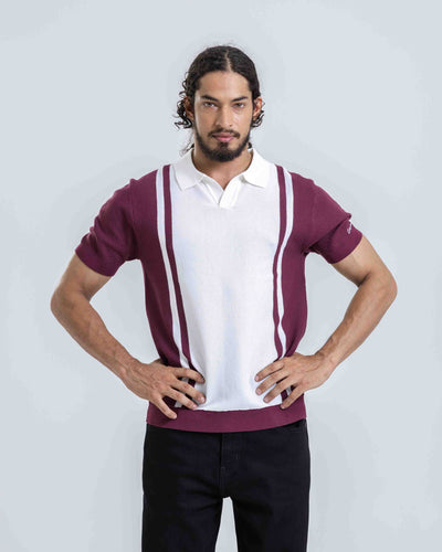 Urban Edge Knit Polo