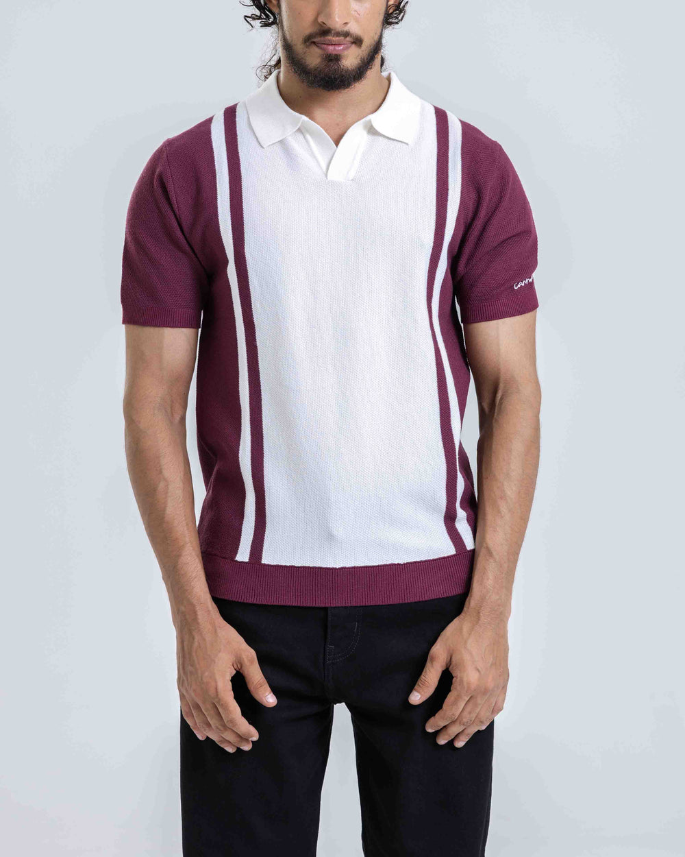 Urban Edge Knit Polo