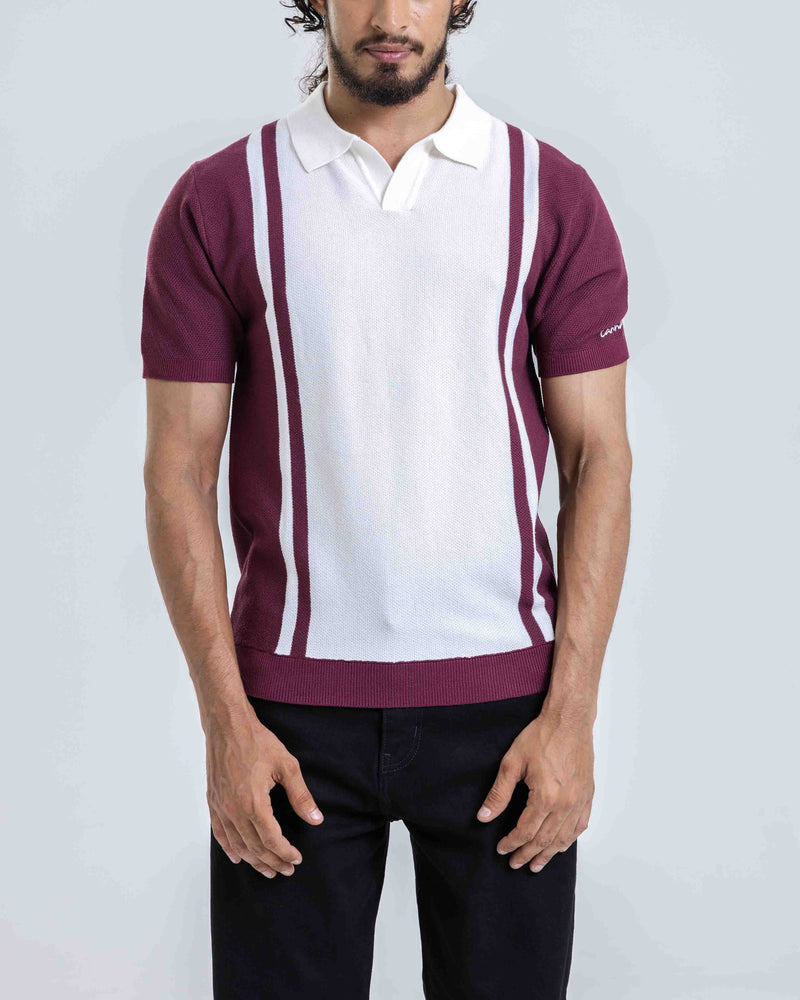 Urban Edge Knit Polo