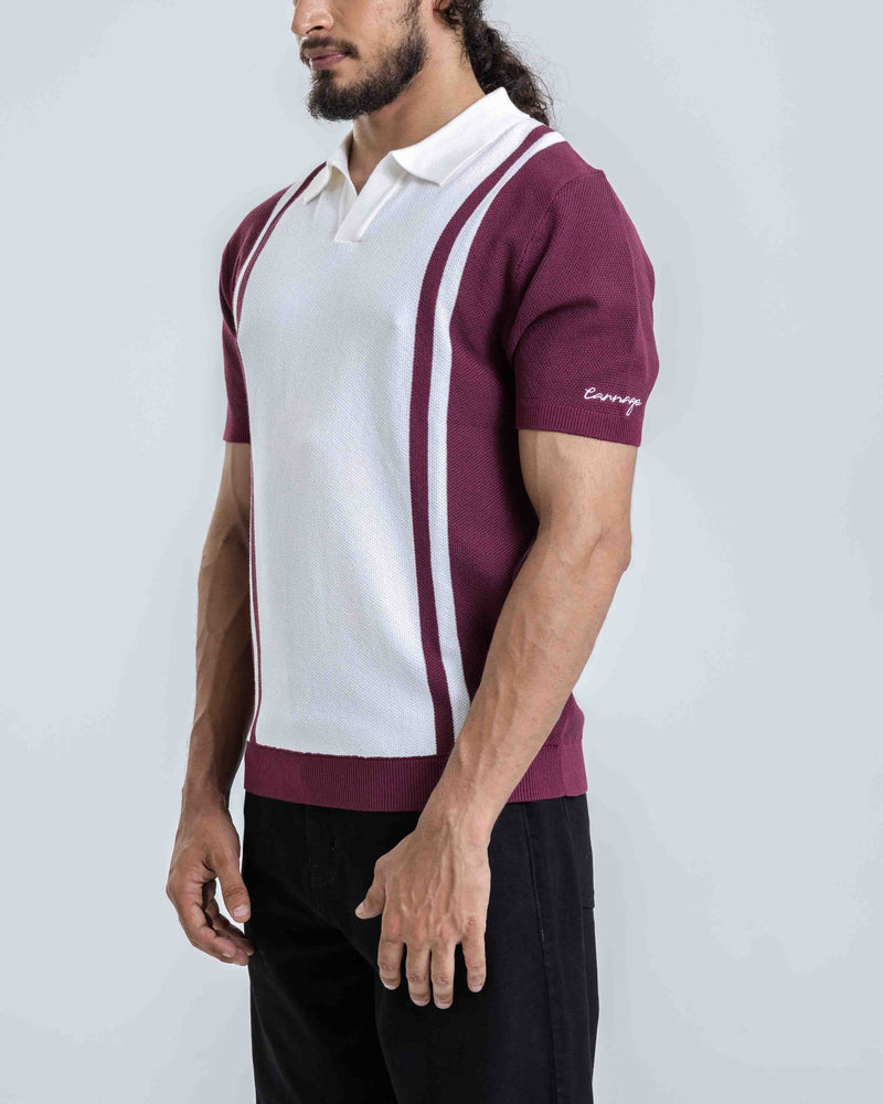 Urban Edge Knit Polo