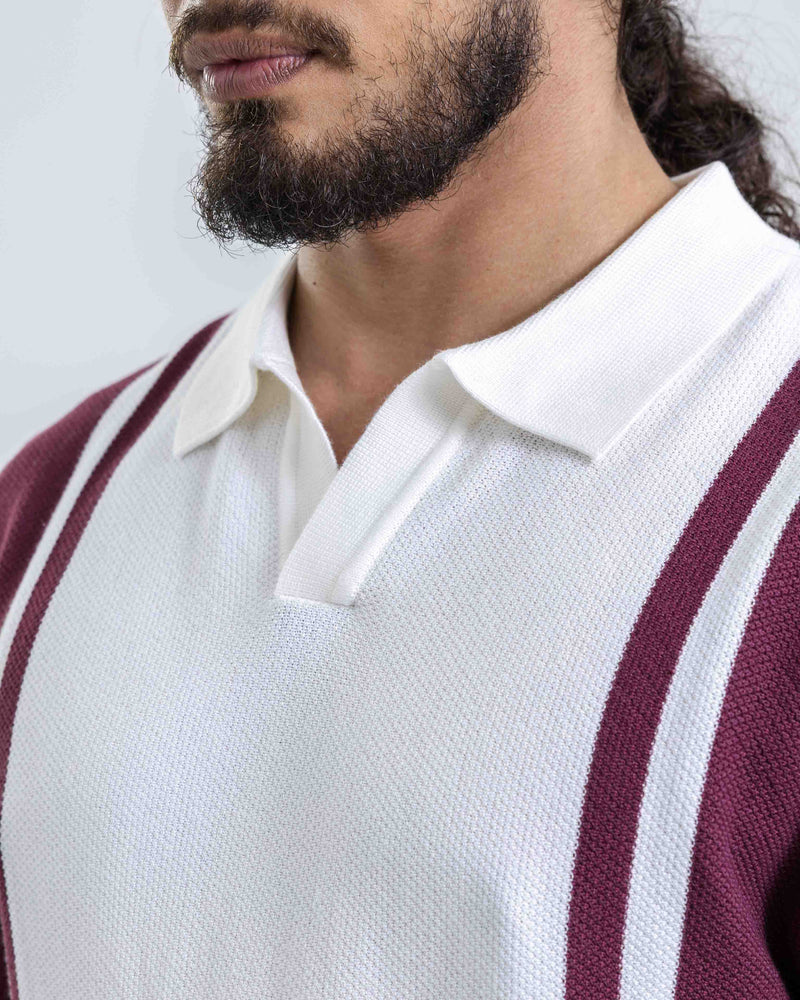 Urban Edge Knit Polo