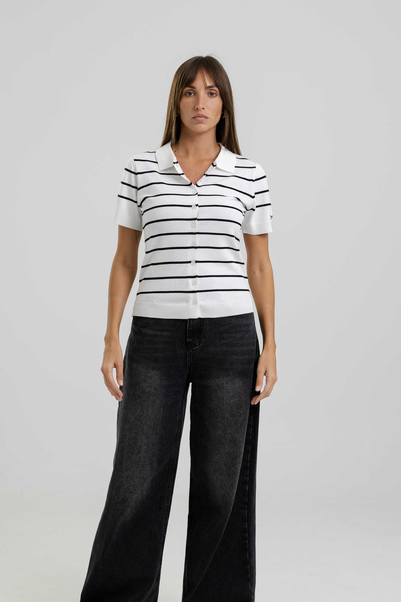 Mercer Button-Up Knit