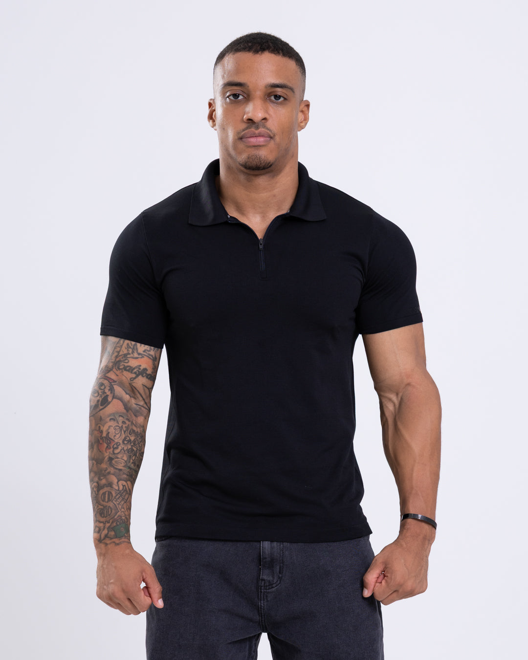 Essential Seamless 1/4 Zip up Polo