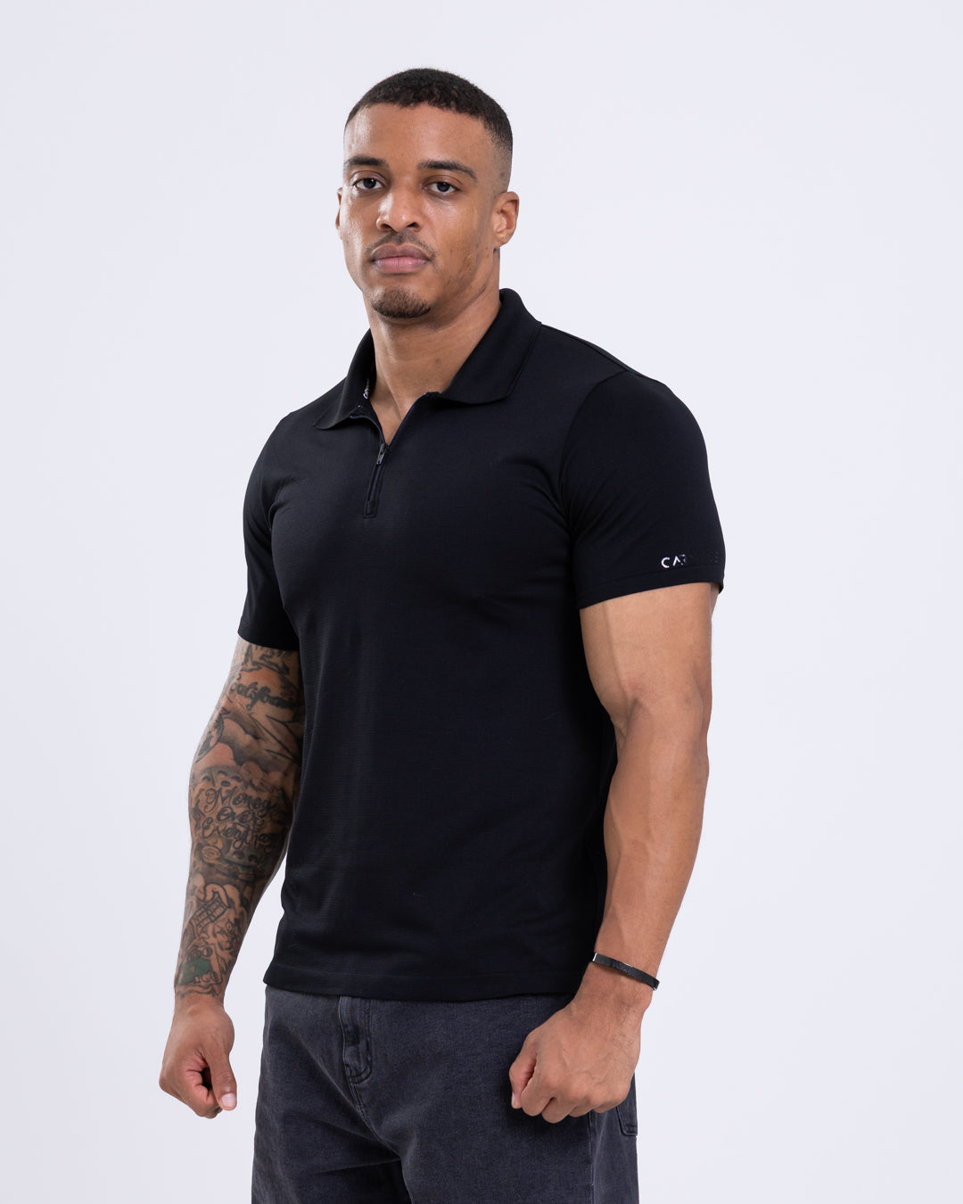 Essential Seamless 1/4 Zip up Polo