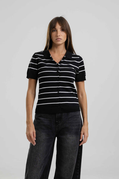 Mercer Button-Up Knit