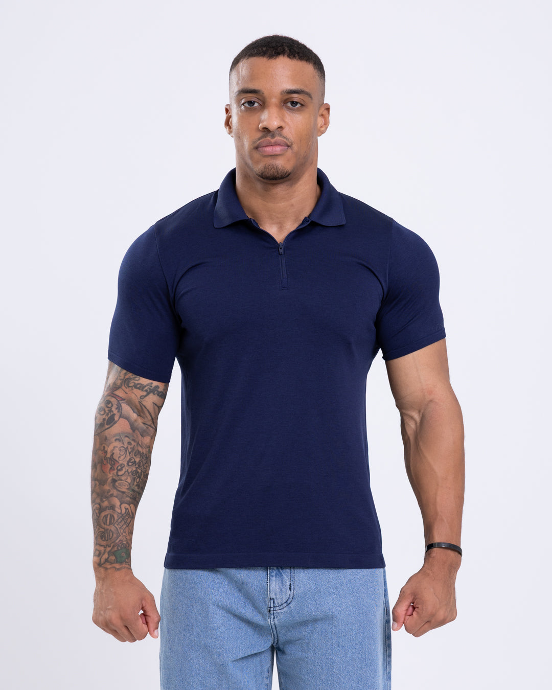 Essential Seamless 1/4 Zip up Polo