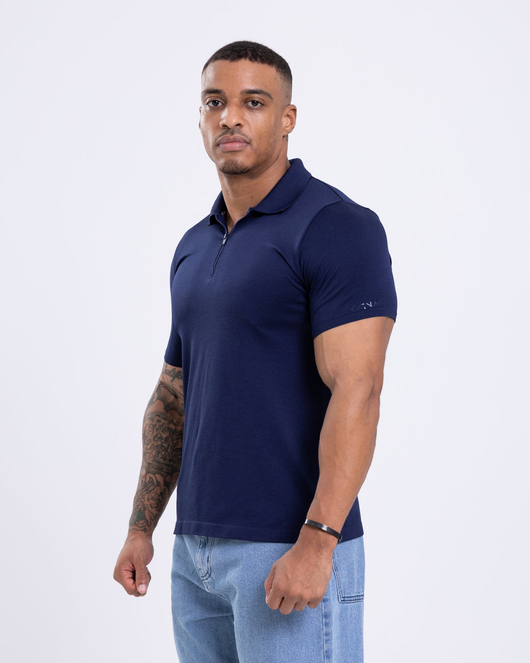 Essential Seamless 1/4 Zip up Polo