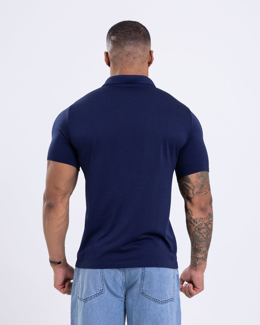 Essential Seamless 1/4 Zip up Polo