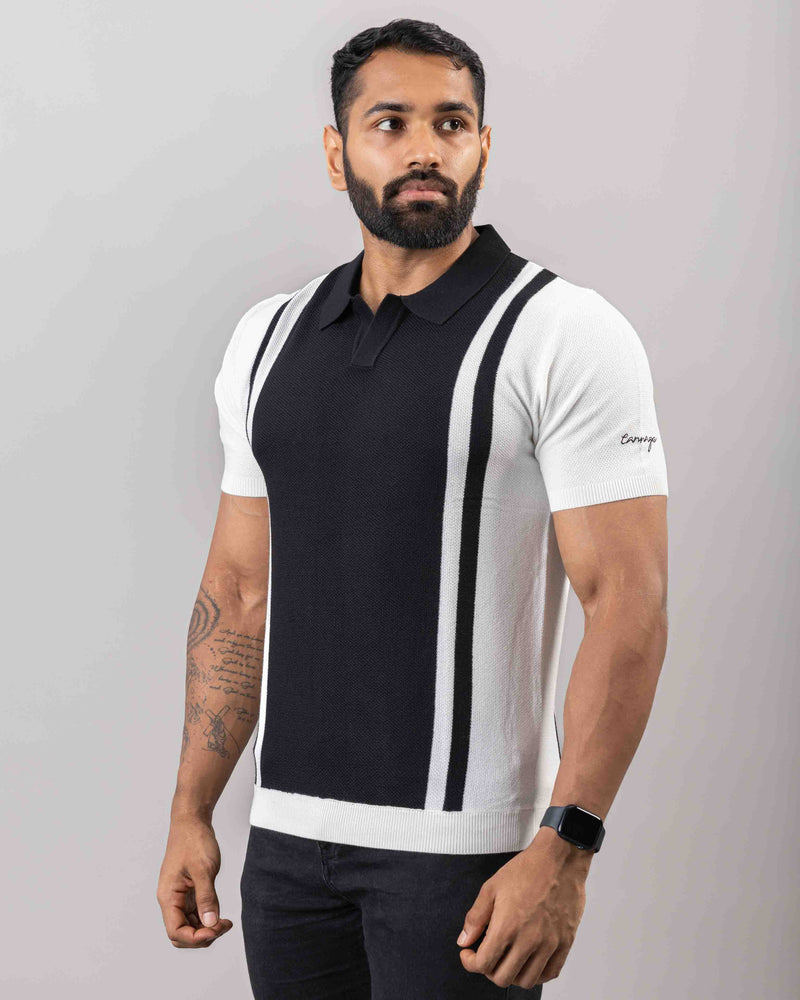 Urban Edge Knit Polo